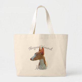 Ibizan Hound Mom 2 Large Tote Bag