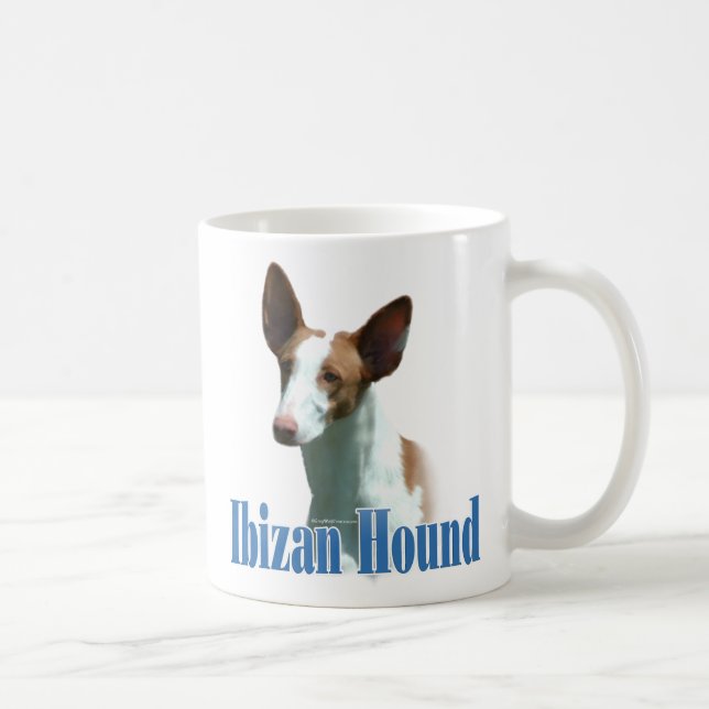 Ibizan Hound Name Coffee Mug (Right)
