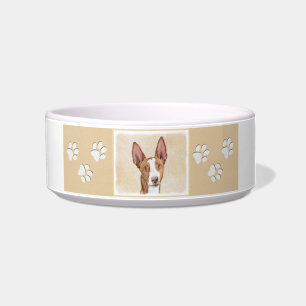 Ibizan Hound Painting - Cute Original Dog Art Bowl