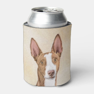Ibizan Hound Painting - Cute Original Dog Art Can Cooler