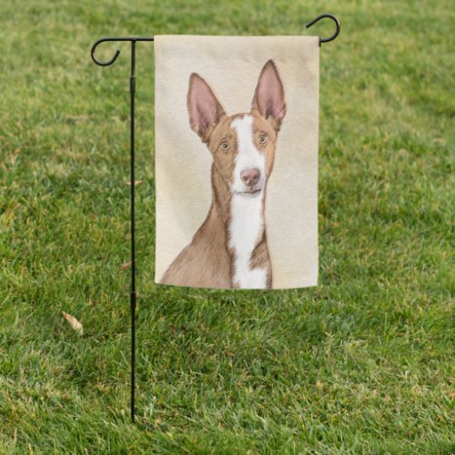 Ibizan Hound Painting _ Cute Original Dog Art Garden Flag