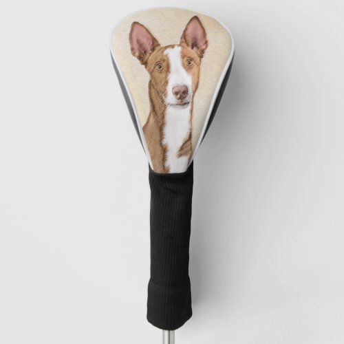 Ibizan Hound Painting _ Cute Original Dog Art Golf Head Cover