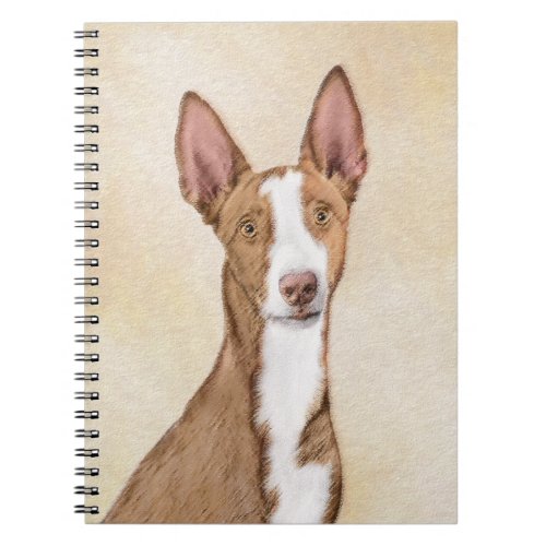 Ibizan Hound Painting _ Cute Original Dog Art Notebook