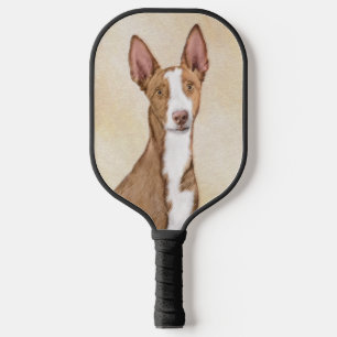 Ibizan Hound Painting - Cute Original Dog Art Pickleball Paddle