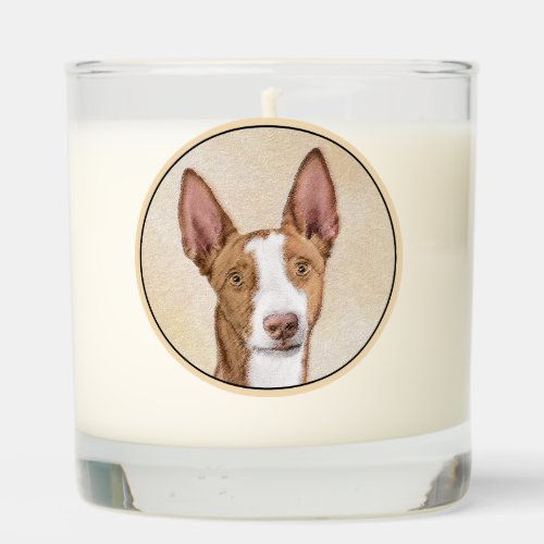 Ibizan Hound Painting _ Cute Original Dog Art Scented Candle
