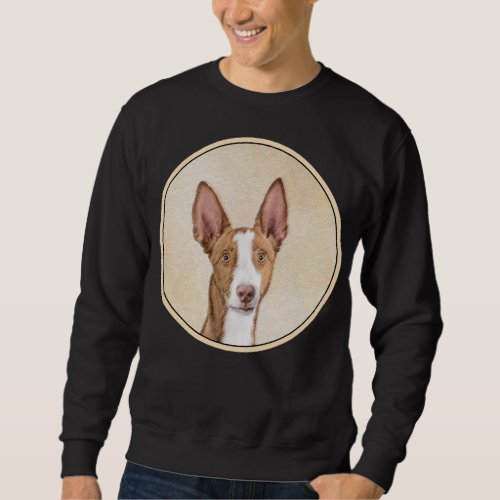 Ibizan Hound Painting _ Cute Original Dog Art Sweatshirt