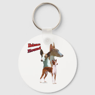 Ibizan Hound Trio 2 - Keychain