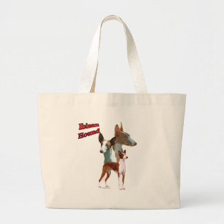 Ibizan Hound Trio 2 Large Tote Bag