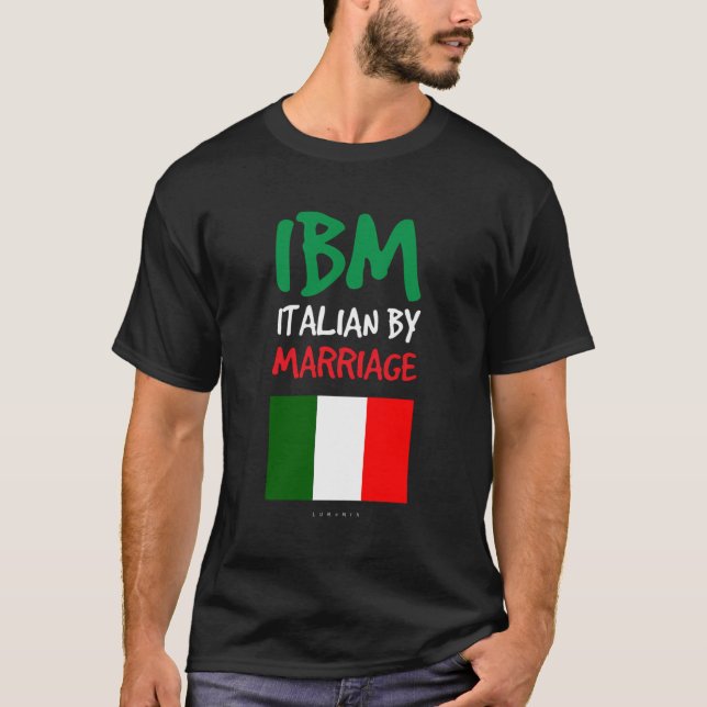 Ibm Italian By Marriage Hoodies Funny Italian Gift (Front)
