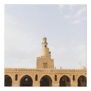 ibn tulun mosque in Cairo,Egypt Faux Canvas Print