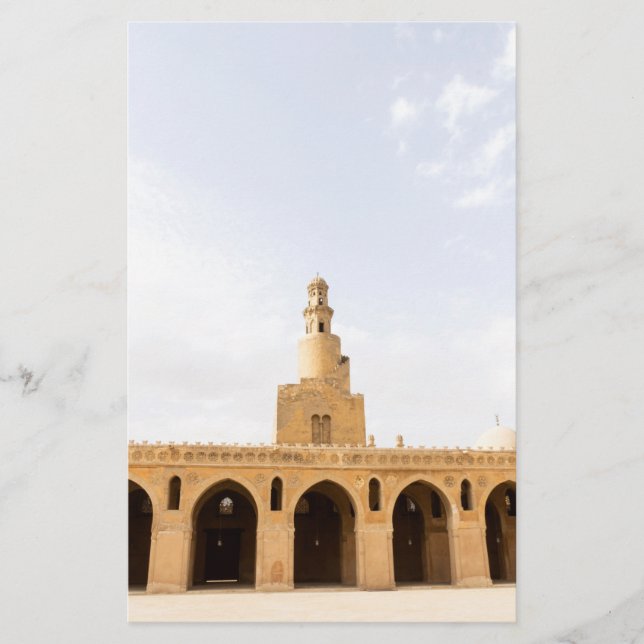 ibn tulun mosque in Cairo,Egypt Stationery (Front)