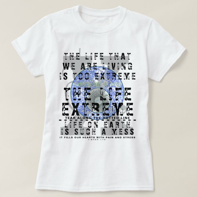IBONELTD. T-SHIRT THE LIFE EXTREME g (Design Front)