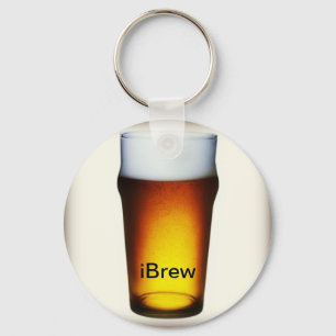 iBrew Ale Glass Keychain
