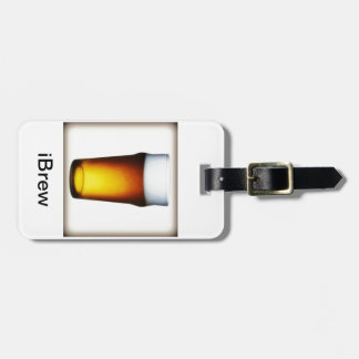 iBrew Ale Glass Luggage Tag