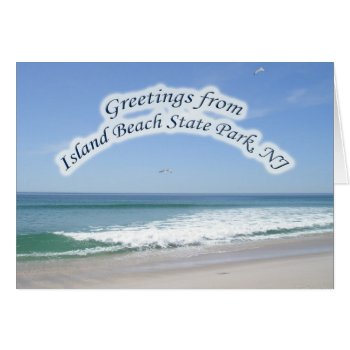 Ibsp Greeting Note Card Island Beach State Park Nj by CarolsCamera at Zazzle