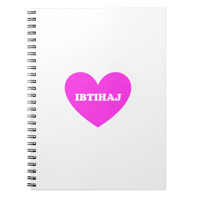 Ibtihaj Notebook (Front)