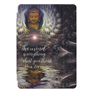 iBuddha Spirit Wings Wisdom Mind Fractal Art iPad Pro Cover
