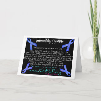 IC Awareness greeting card 1