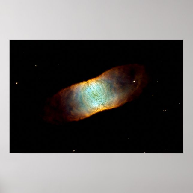 IC Beauty - IC 4406, "Retina Nebula" Poster (Front)