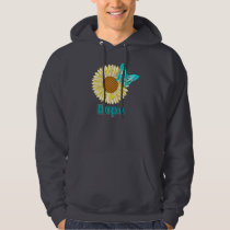 IC Butterfly on Sunflower Hoodie