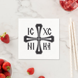 IC XC NIKA cross Napkins
