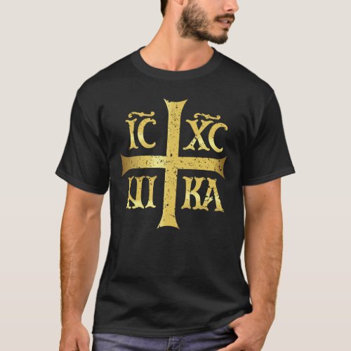 IC XC NIKA JESUS CHRIST CONQUERS T_Shirt