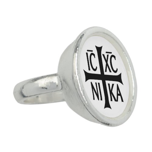 IC XC NIKA  Photo Ring