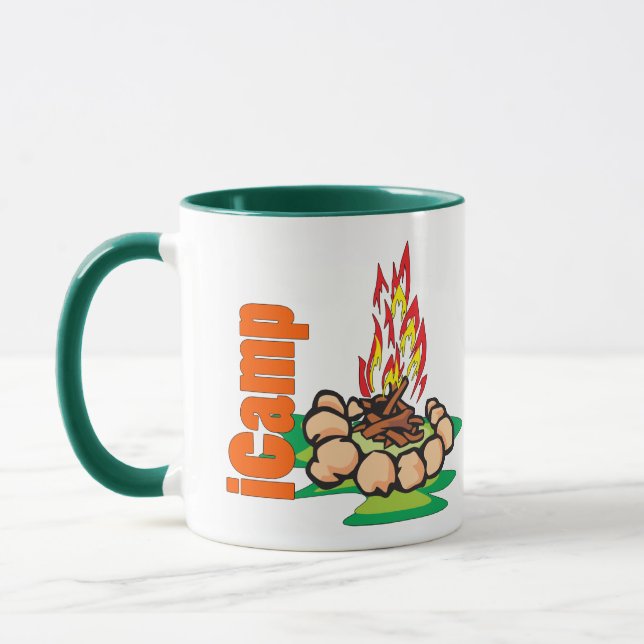 iCamp Camping Shirt Mug (Left)