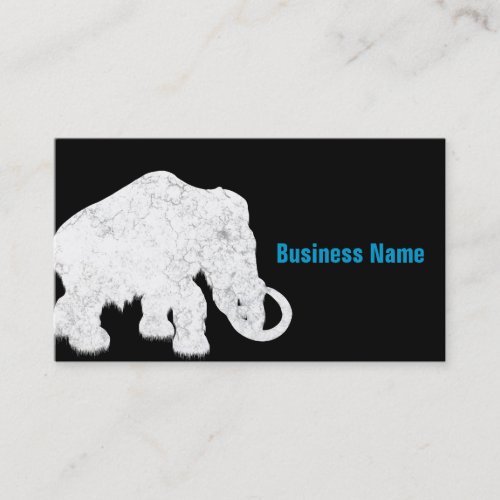 Ice Age Blue Crystal Mammoth Business Cards