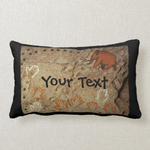 Ice Age Cave Art Lumbar Pillow