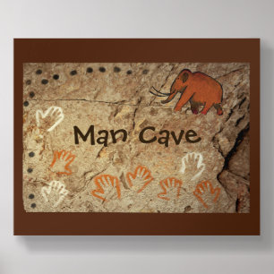 Ice Age Cave Art - Man Cave Acrylic Photo Tile