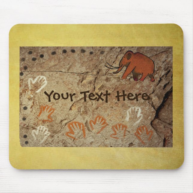 Ice Age Cave Art Mouse Pad (Front)