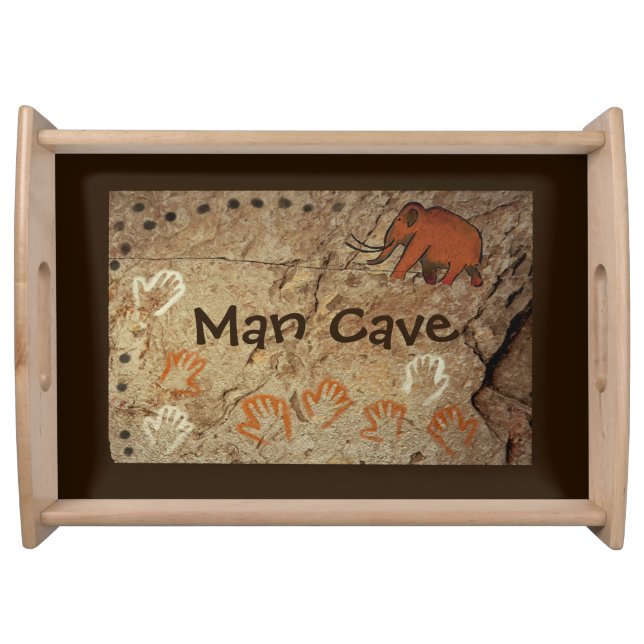 Ice Age Cave Art Serving Tray (Front)
