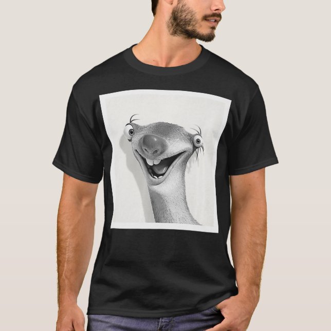 Ice Age Sid the Sloth Photo Booth Portrait Premium T-Shirt (Front)