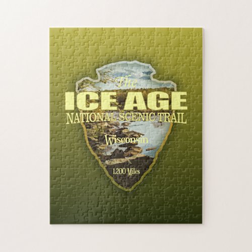 Ice Age Trail arrowhead Jigsaw Puzzle