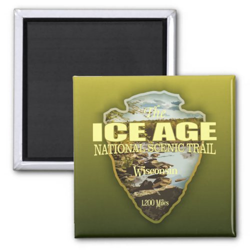 Ice Age Trail arrowhead Magnet
