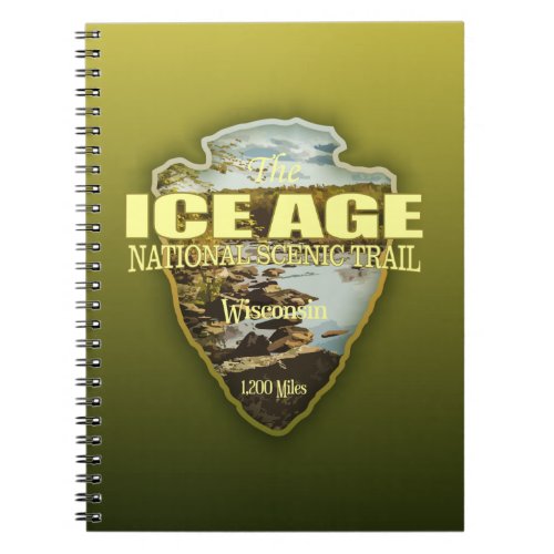 Ice Age Trail arrowhead Notebook