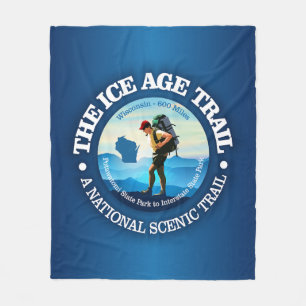 Ice Age Trail (C) Fleece Blanket