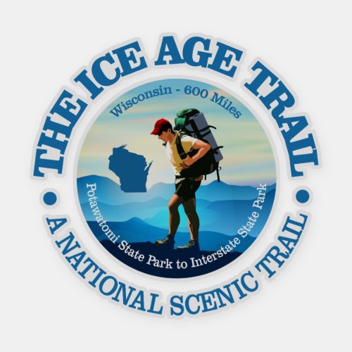 Ice Age Trail C Sticker