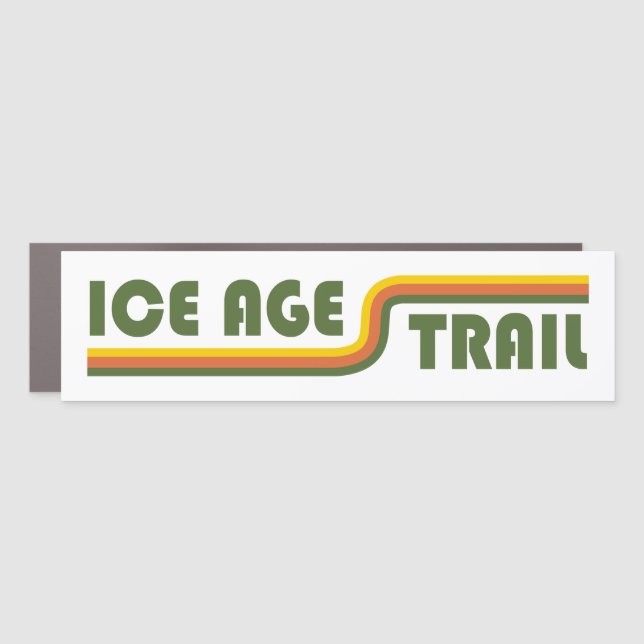 Ice Age Trail Car Magnet (Front)