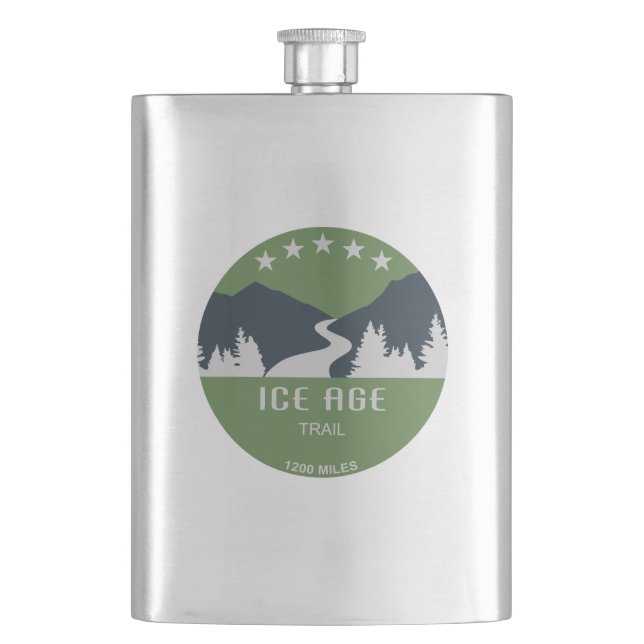 Ice Age Trail Flask (Front)