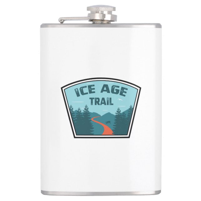 Ice Age Trail Flask (Front)