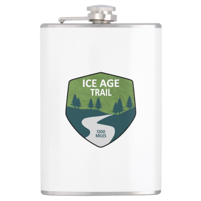 Ice Age Trail Flask (Front)