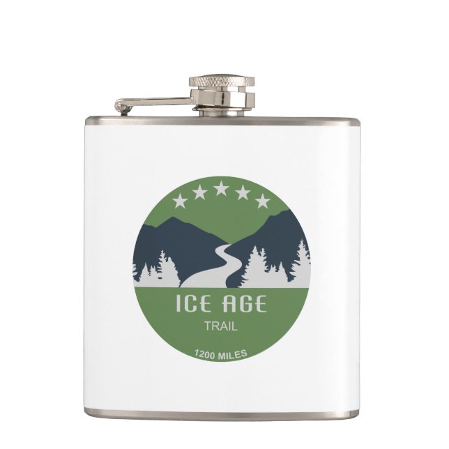 Ice Age Trail Flask (Front)