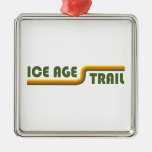Ice Age Trail Metal Ornament