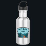 Ice Age Trail Stainless Steel Water Bottle<br><div class="desc">The Ice Age Trail in Wisconsin is 1200 miles (1930 km) that traces the edge of the huge glacier that once covered North America.</div>