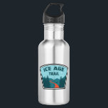 Ice Age Trail Stainless Steel Water Bottle<br><div class="desc">The Ice Age Trail in Wisconsin is 1200 miles (1930 km) that traces the edge of the huge glacier that once covered North America.</div>