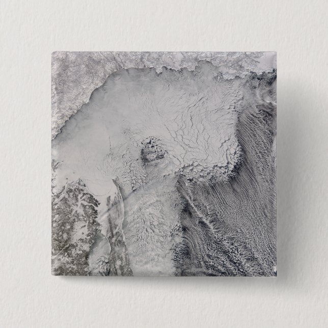 Ice and cloud streets in the Sea of Okhotsk Button (Front)