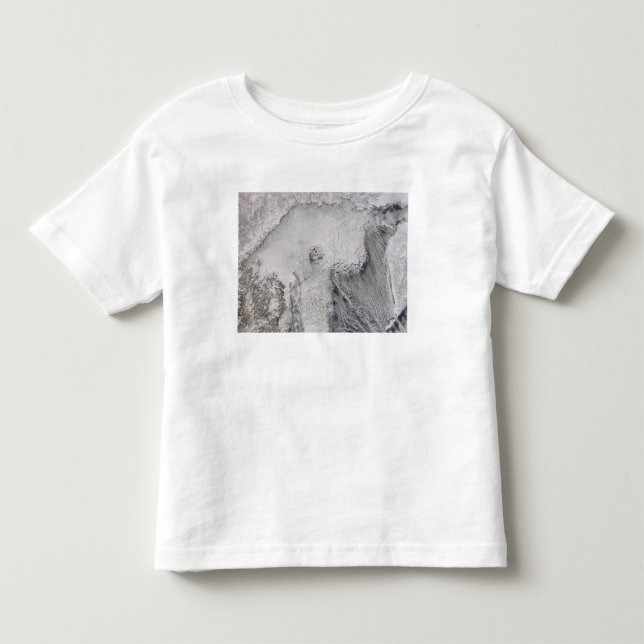 Ice and cloud streets in the Sea of Okhotsk Toddler T-shirt (Front)