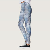 Colorful Artistic Funky Pattern Textured Paint v2 Leggings